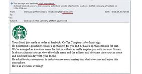Starbucks Phishing Emails 