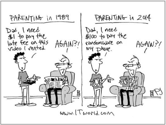 Mobile Ransomware Cartoon Mobile Ransomware Cartoon