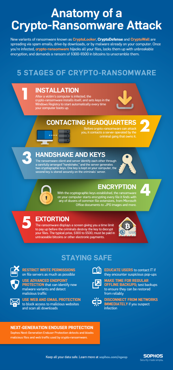 Anatomy Of A Ransomware Attack Infographic 