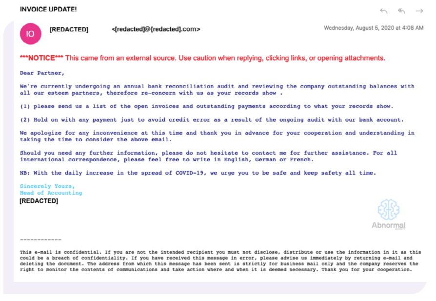 BEC Incidents Intent on Invoice or Payment Fraud Increase 155% Across ...