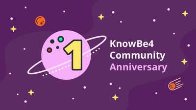 KnowBe4 Community Anniversary