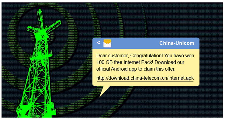 Chinese SMS Phishing Tower