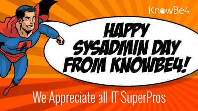 SysAdmin Day KnowBe4