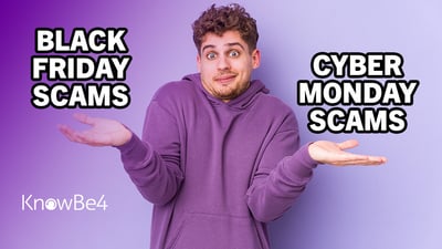 Black Friday Cyber Monday Scams