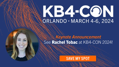 KB4-CON 2024 Keynote Rachel Tobac