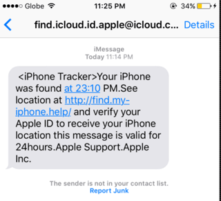 iPhone Found Scam