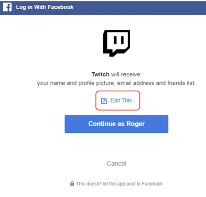 twitch facebook phishing example 2
