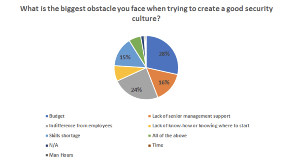 Organizational Security Culture Obstacles Survey Results
