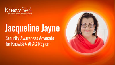 Jacqueline Jayne, KnowBe4 Security Awareness Advocate