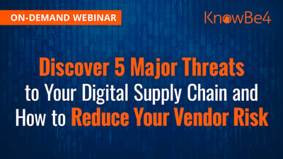 Threats Digital Supply Chain KnowBe4