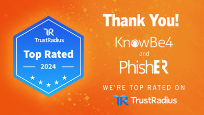 KnowBe4 TrustRadius Best Of Awards