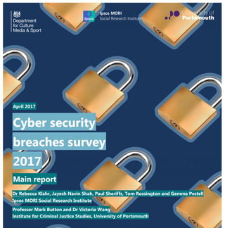 UK Cyber Security Breaches Survey 2017