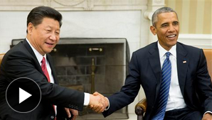 Xi and Obama. Photo by AP
