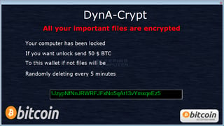 DynA-Crypt Ransomware Note