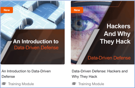 New Training Modules Added on Data-Driven Defense