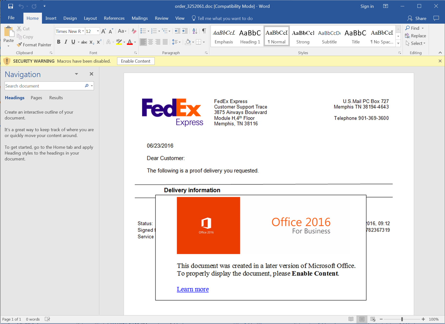KnowBe4's Field Guide to Macro Warning Screens