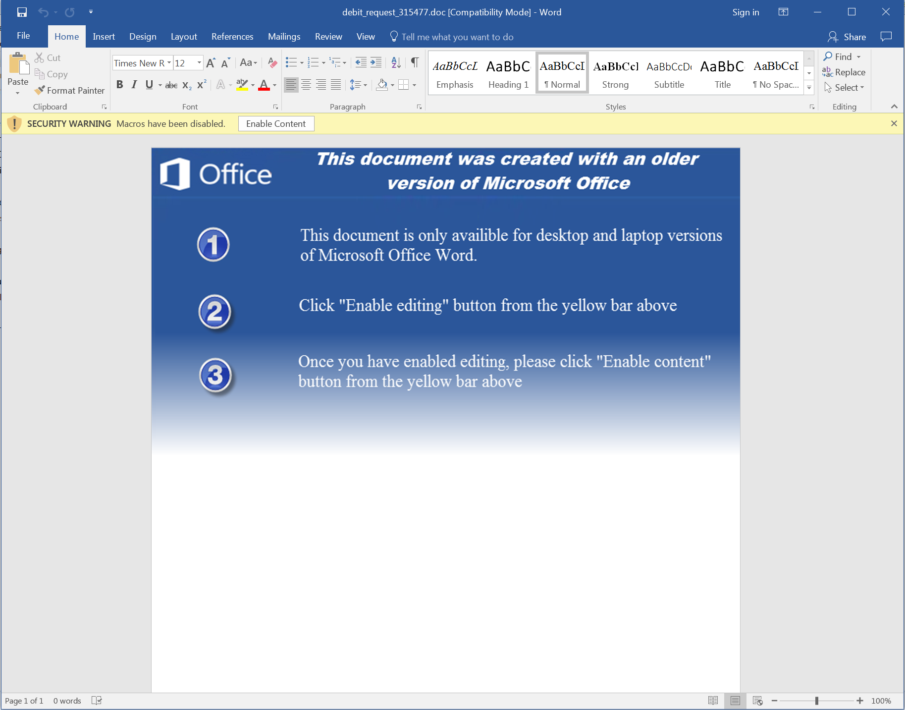 KnowBe4's Field Guide to Macro Warning Screens