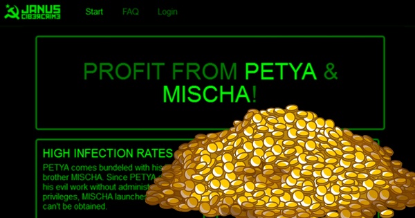 Petya/Mischa Ransomware as a Service