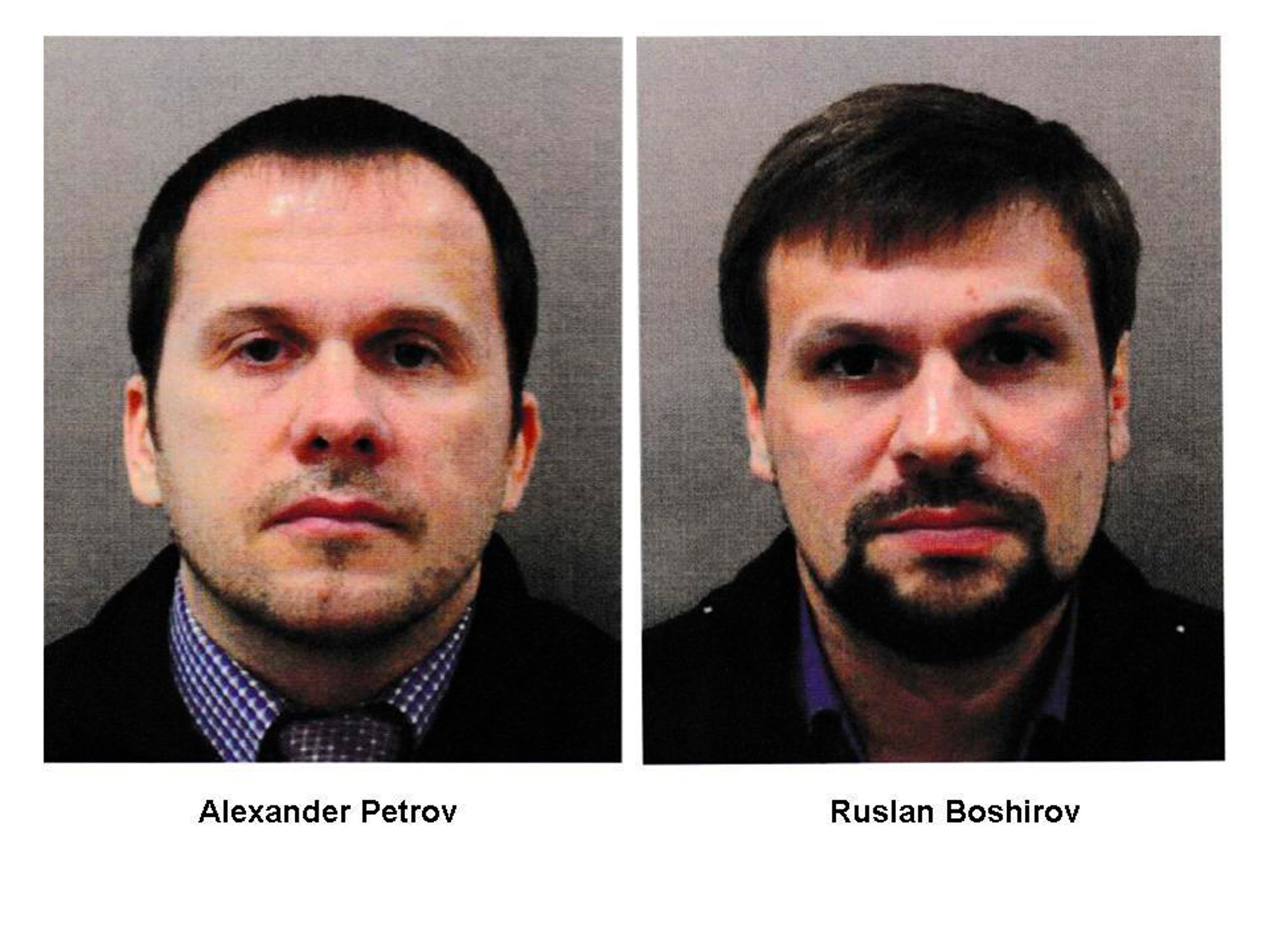 AP_18282305332603 - Alexander Mishkin, Anatoliy Chepiga, suspects in the Sergey Skripal nerve agent attack (Metropolitan Police via AP)