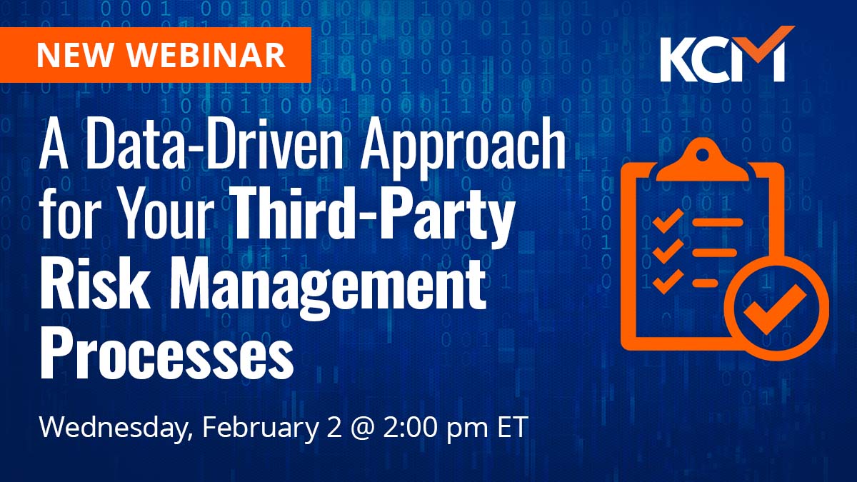 Webinar: Data Driven Approach to Your Third-Party Risk Management Processes
