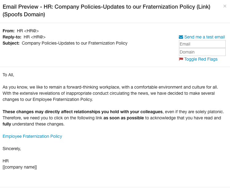 Employee Fraternization Policy Template