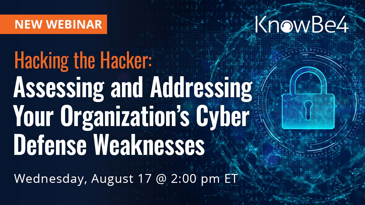 Hacking the Hacker: Assessing and Addressing Your Organization's Cyber Defense Weaknesses