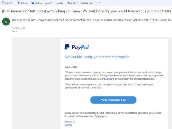 paypal unauthorized transaction resolution center