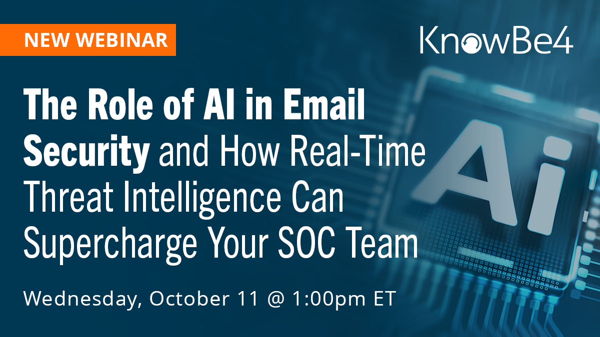 The Role of AI in Email Security and How Real-Time Threat Intelligence Can Supercharge Your SOC Team