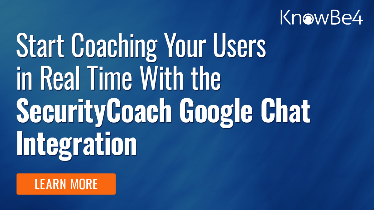 SecurityCoach Google Chat Integration
